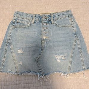 Free People Denim Skirt